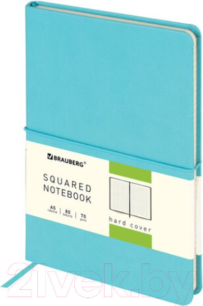 Изображение товара Записная книжка Brauberg Metropolis X / 111035 (бирюзовый)