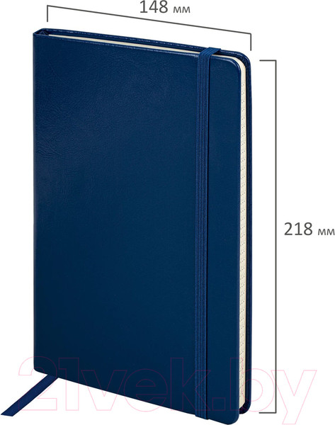 Изображение товара Записная книжка Brauberg Metropolis Special / 111574 (синий)