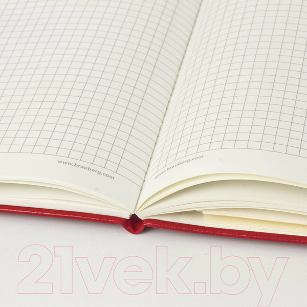 Изображение товара Записная книжка Brauberg Metropolis Special / 111575 (красный)