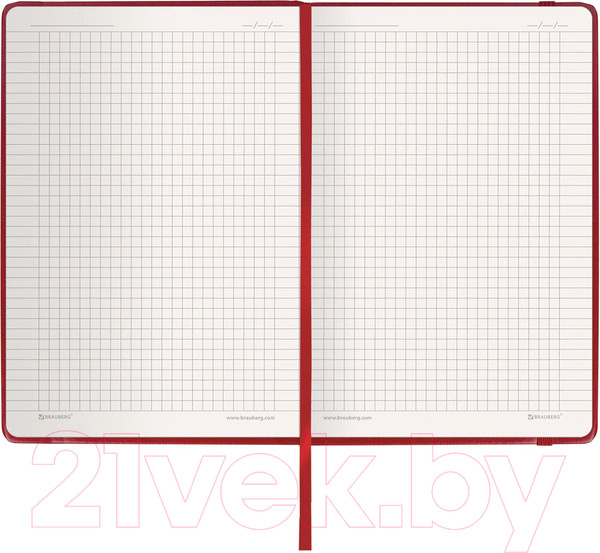Изображение товара Записная книжка Brauberg Metropolis Special / 111575 (красный)