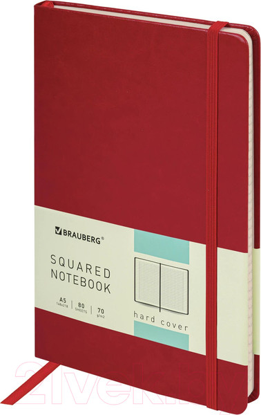 Изображение товара Записная книжка Brauberg Metropolis Special / 111575 (красный)