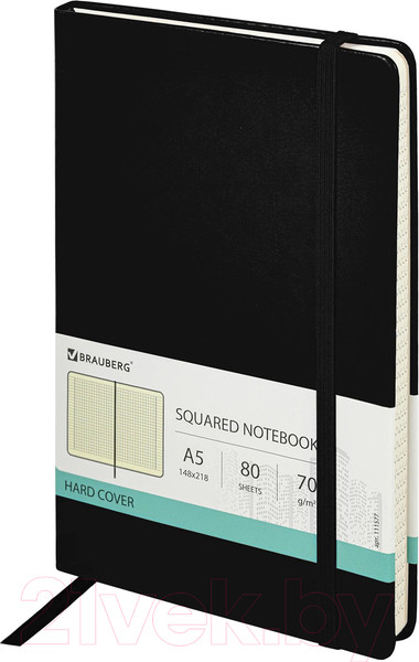 Изображение товара Записная книжка Brauberg Metropolis Special / 111577 (черный)