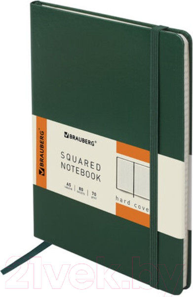 Изображение товара Записная книжка Brauberg Metropolis / 111583 (зеленый)
