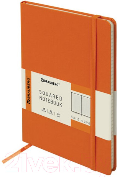 Изображение товара Записная книжка Brauberg Metropolis / 111584 (оранжевый)