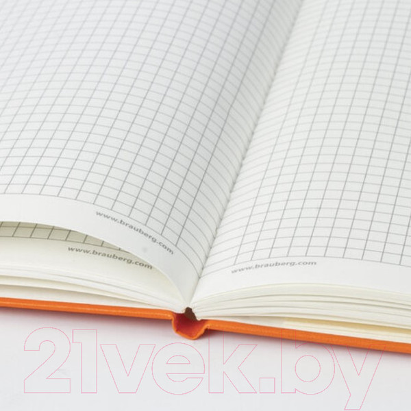 Изображение товара Записная книжка Brauberg Metropolis / 111584 (оранжевый)