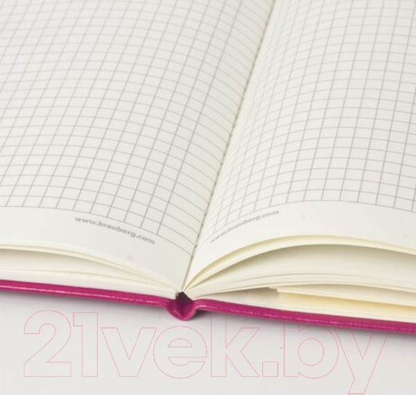 Изображение товара Записная книжка Brauberg Metropolis / 111587 (розовый)