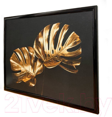 Изображение товара Картина Декарт Листья монстера-2 8Л3031 (в раме)