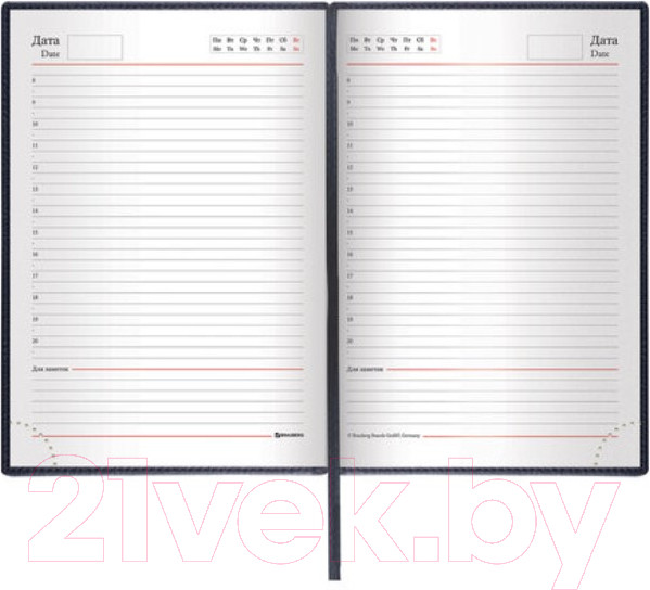 Изображение товара Ежедневник Brauberg Favorite / 123397 (черный)