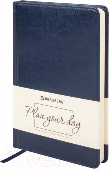 Изображение товара Ежедневник Brauberg Imperial / 123413 (кремовый/темно-синий)