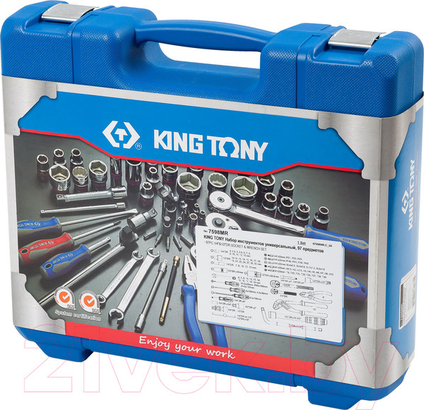 Изображение товара Универсальный набор инструментов King TONY 7598MR