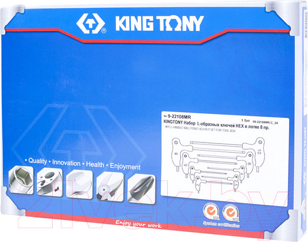 Изображение товара Набор ключей King TONY 9-22108MR