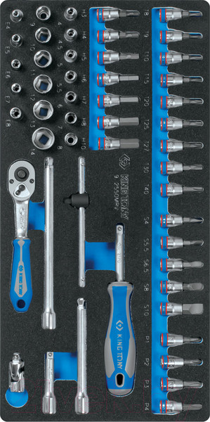 Изображение товара Набор головок слесарных King TONY 9-2550MRV