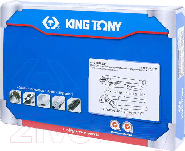 Изображение товара Набор губцевого инструмента King TONY 9-40102GP