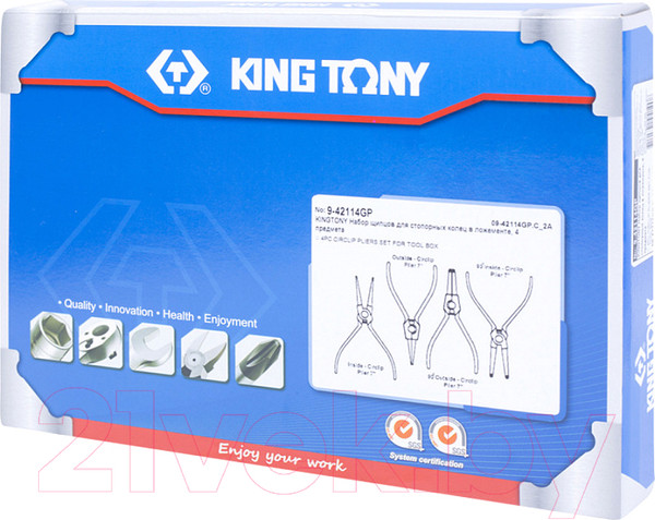 Изображение товара Набор съемников King TONY 9-42114GP