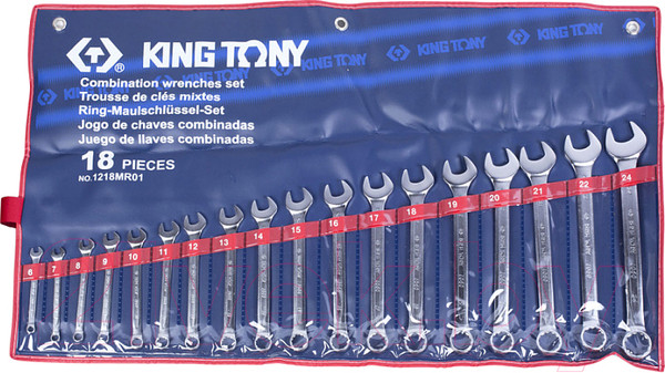 Изображение товара Набор ключей King TONY 1218MR01