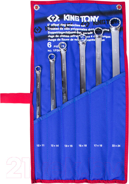 Изображение товара Набор ключей King TONY 1F06MRN