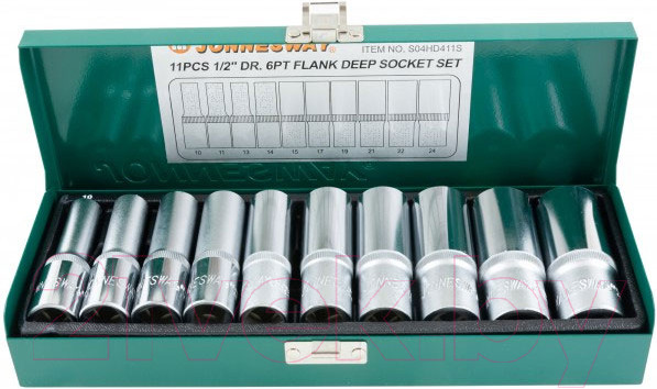 Изображение товара Набор головок слесарных Jonnesway S04HD411S