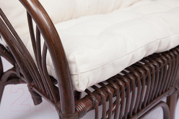 Изображение товара Комплект садовой мебели Tetchair New Bogota с диваном (грецкий орех)