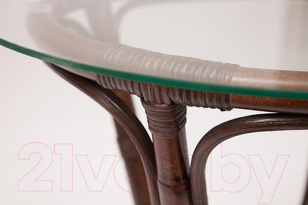 Изображение товара Комплект садовой мебели Tetchair New Bogota с диваном (грецкий орех)