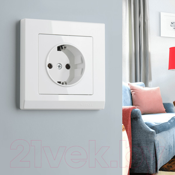 Изображение товара Розетка Werkel W1171101 / a051139 (белый)