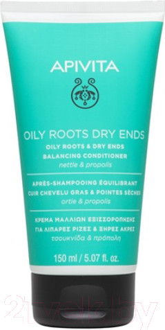 Изображение товара Кондиционер для волос Apivita Oily Roots & Dry Ends  (150мл)