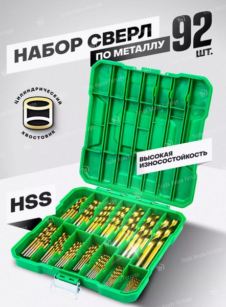 Изображение товара Набор сверл RockForce RF-924U92 (49385)