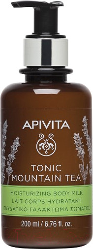 Изображение товара Молочко для тела Apivita Tonic Mountain Tea Body Milk (200мл)
