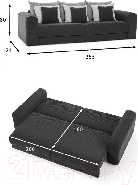 Изображение товара Диван Moon Family Мэдисон 006 / 80307908