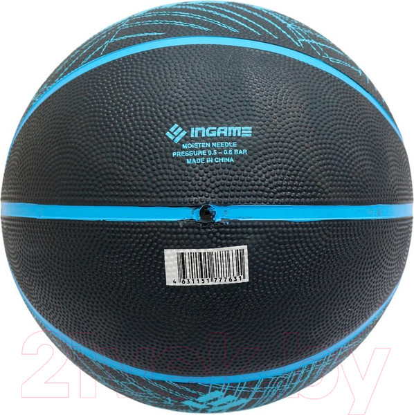 Изображение товара Баскетбольный мяч Ingame Shot №7 (черный/синий)