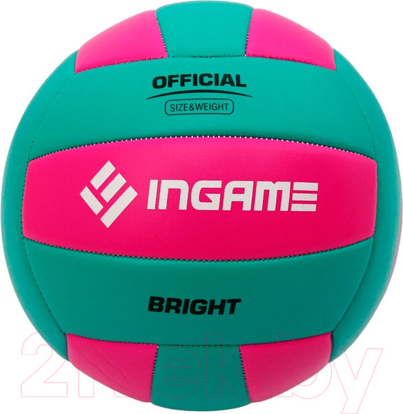 Изображение товара Мяч волейбольный Ingame Bright (бирюзовый/розовый)
