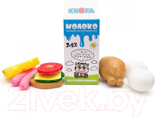Изображение товара Набор игрушечных продуктов Knopa Плотный завтрак / 87059