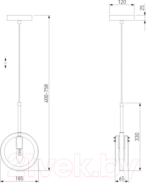 Изображение товара Потолочный светильник Евросвет 50121/1 (белый)
