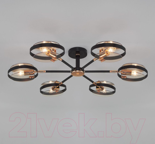 Изображение товара Люстра Евросвет 70121/6 (черный)