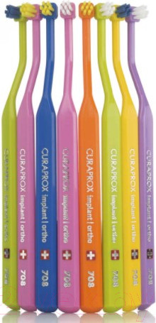 Изображение товара Зубная щетка Curaprox Для имплантов и ортоконструкций CS708