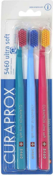Изображение товара Набор зубных щеток Curaprox Ultrasoft D-0.10 (3шт)