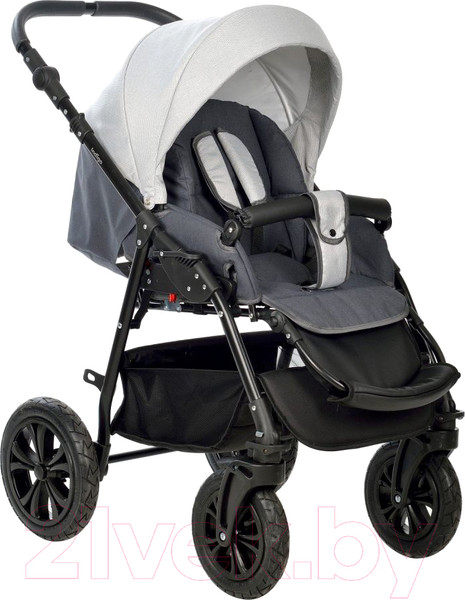 Изображение товара Детская универсальная коляска INDIGO Charlotte Sity 2 в 1 (Cs 05, темно-серый/светло-серый)