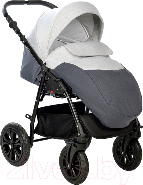 Изображение товара Детская универсальная коляска INDIGO Charlotte Sity 2 в 1 (Cs 05, темно-серый/светло-серый)