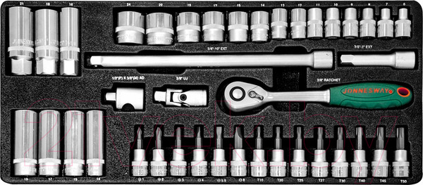 Изображение товара Набор головок слесарных Jonnesway S04H3141S