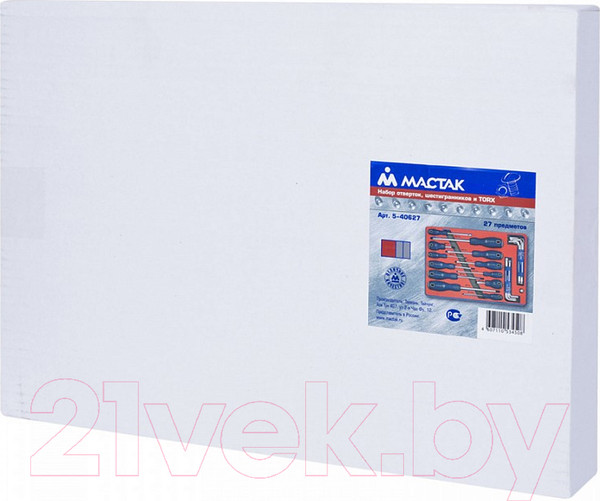 Изображение товара Набор отверток Мастак 5-40627