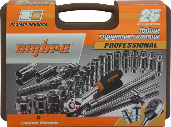 Изображение товара Набор головок слесарных Ombra 911225