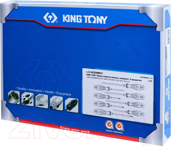 Изображение товара Набор отверток King TONY 9-31110MRV
