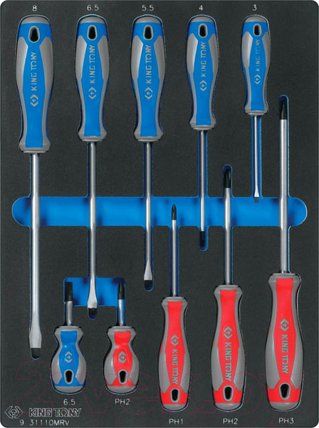 Изображение товара Набор отверток King TONY 9-31110MRV