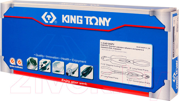 Изображение товара Набор губцевого инструмента King TONY 9-40104GPV
