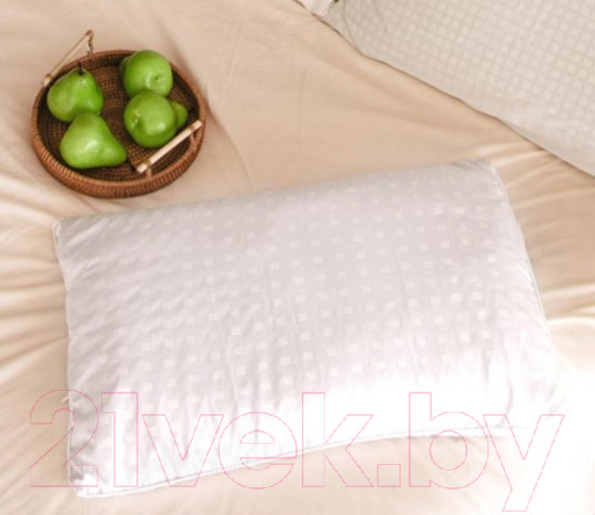 Изображение товара Ортопедическая подушка Smart Textile Золотая пропорция 40x60 / E197 (лузга гречихи, белый)