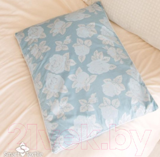 Изображение товара Ортопедическая подушка Smart Textile Золотая пропорция 40x60 / E796 (лузга гречихи, голубой)