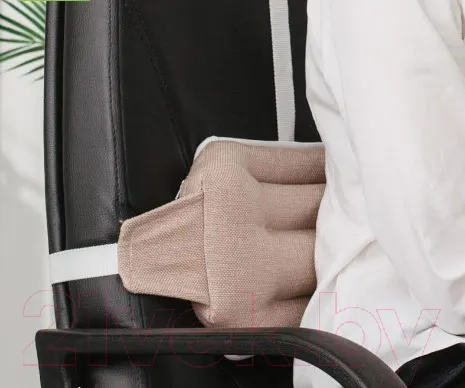 Изображение товара Подушка для спины Smart Textile Офис Крафт 40x20 / ST693 (лузга гречихи, бежевый)