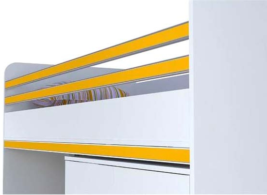 Изображение товара Ограждение для кровати Polini Kids City декоративный (желтый)