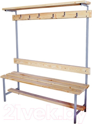 Изображение товара Скамейка для раздевалки Dinamika ZSO-002199 (1.2м)