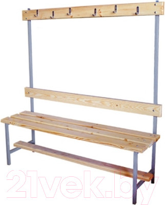 Изображение товара Скамейка для раздевалки Dinamika ZSO-002190 (1.2м)