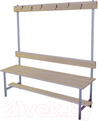 Изображение товара Скамейка для раздевалки Dinamika ZSO-002193 (1.2м)
